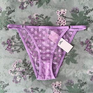 UO Out From Under Wildflower Lace Bikini - Lavender 💜
